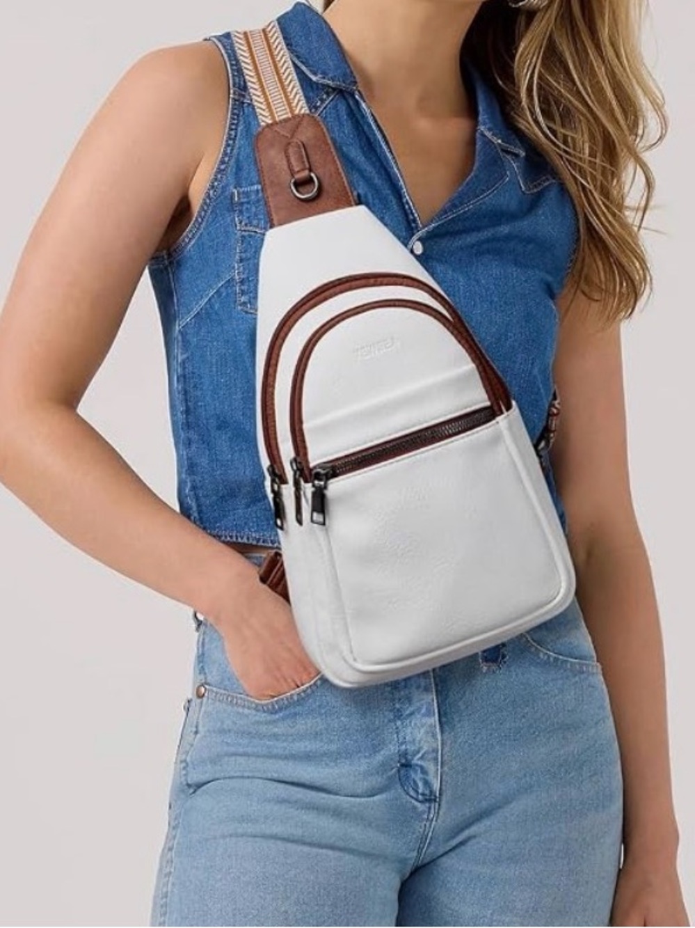 YEWSEA Crossbody Sling Bag Fanny Pack For Women Travel Shoulder Bags